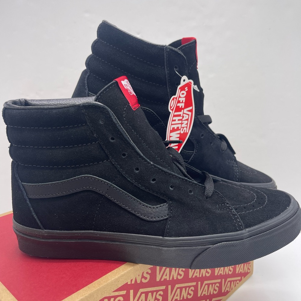 Vans Sk8-Hi 'Black Suede'
 Men's Black High-Top Sneakers - Picture 8 of 16